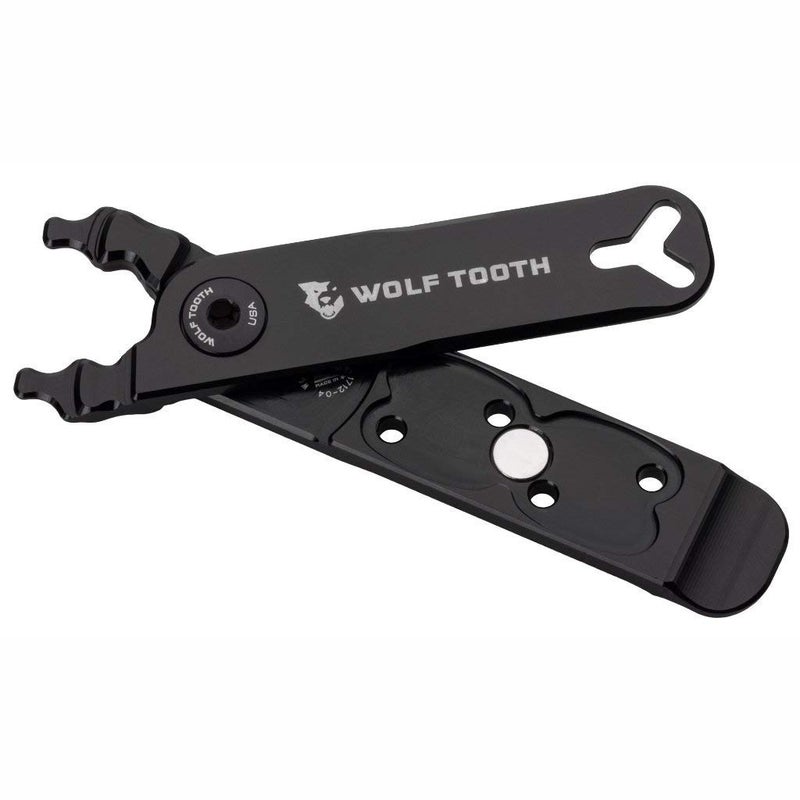 Wolf Tooth Pack Pliers - Master Link Combo Pliers - Black with Black Bolt - Image 1